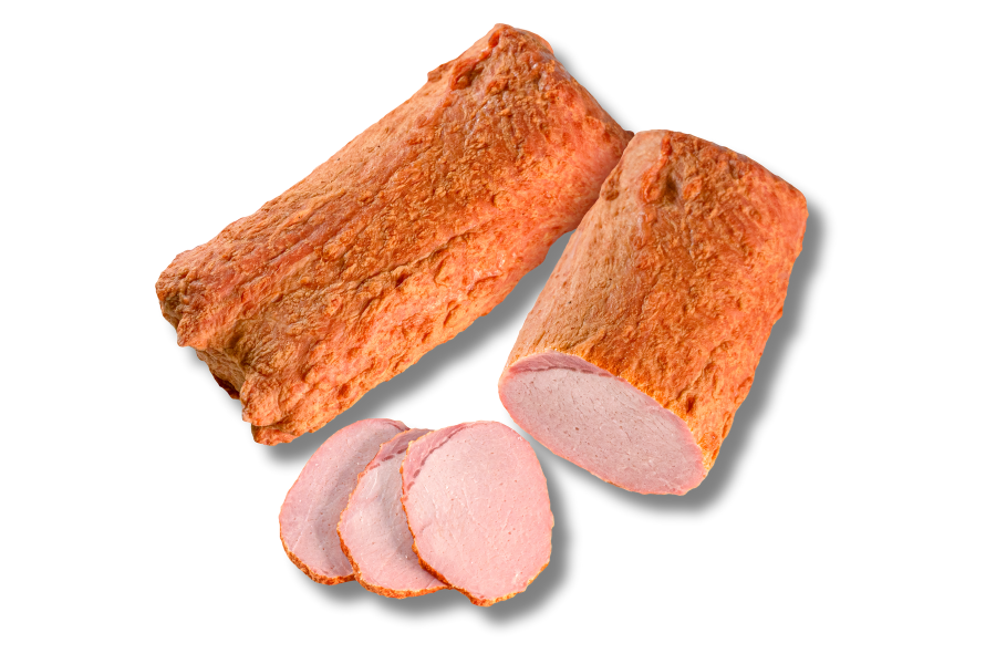 Продукт из мяса свинины мясной копчено-вареный охлажденный "Карбонад Могилевский"