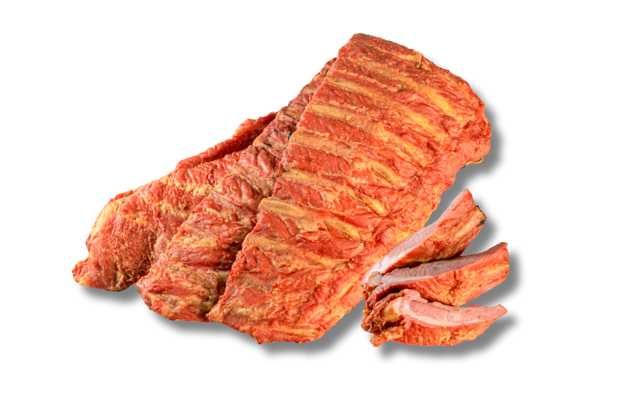 Продукт из мяса свинины мясной копчено-вареный охлажденный "Ребра Могилевские"